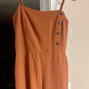Jumpsuit rust color